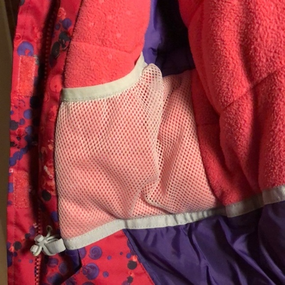 Jupa Girl's Pink Spotted Winter Jacket - Picture 6 of 6